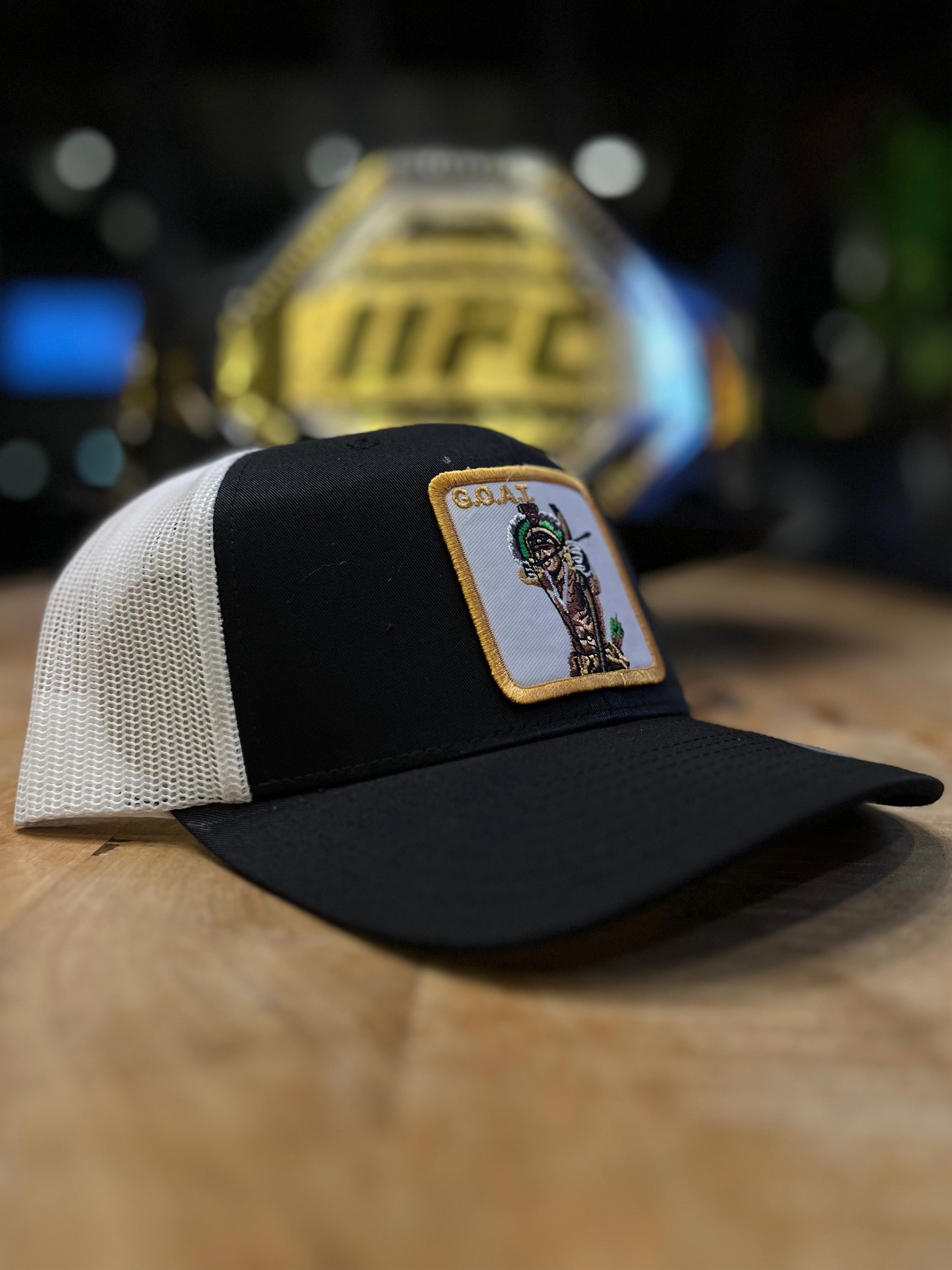 G.O.A.T PEREIRA SNAPBACK TRUCKER HAT